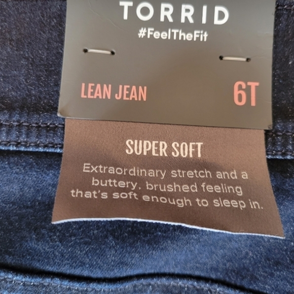 NWT Torrid Lean High Rise Skinny Denim Jeans Size 6X - Picture 6 of 6